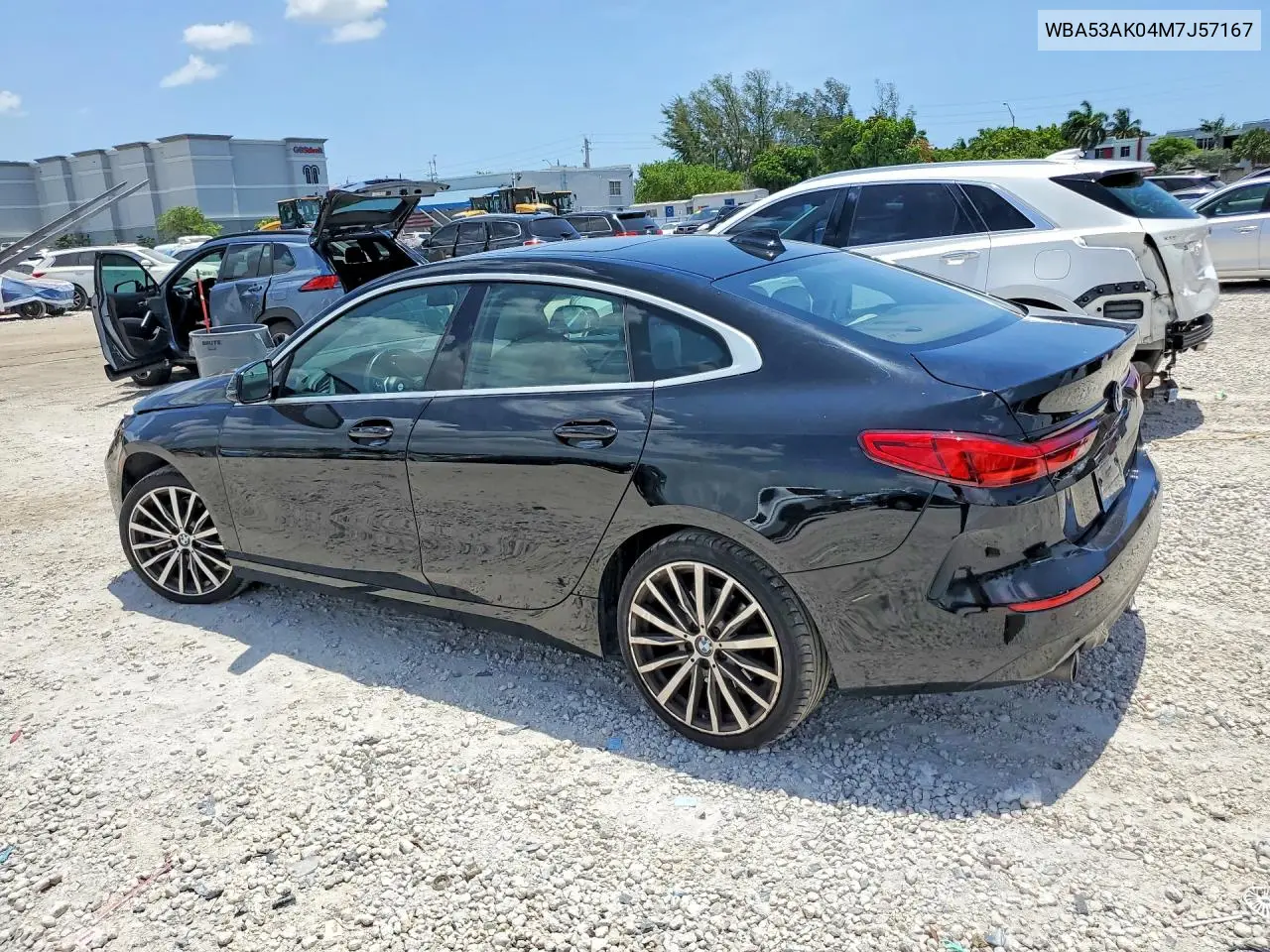 2021 BMW 228I VIN: WBA53AK04M7J57167 Lot: 57754046