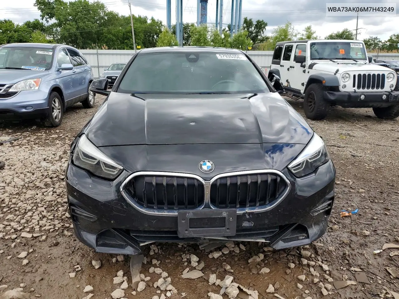 2021 BMW 228Xi VIN: WBA73AK06M7H43249 Lot: 57935356