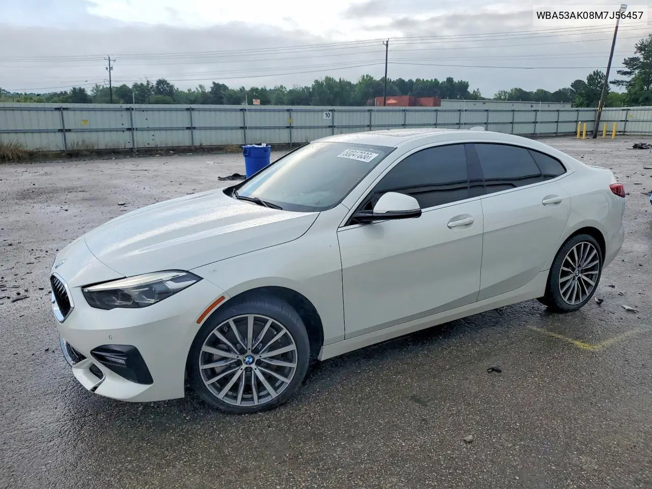2021 BMW 228I VIN: WBA53AK08M7J56457 Lot: 58047836