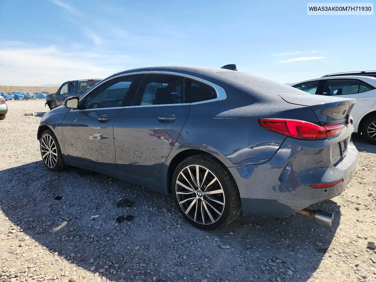 WBA53AK00M7H71930 2021 BMW 228I
