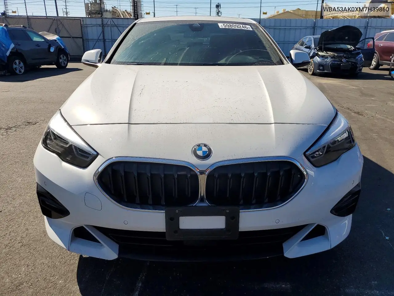 2021 BMW 228I VIN: WBA53AK0XM7H39860 Lot: 59809246