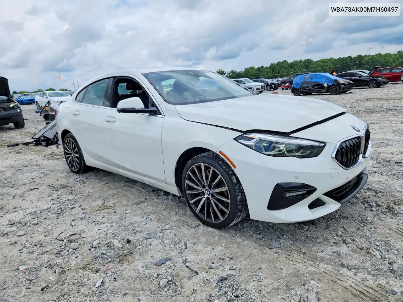 2021 BMW 228Xi VIN: WBA73AK00M7H60497 Lot: 60393046