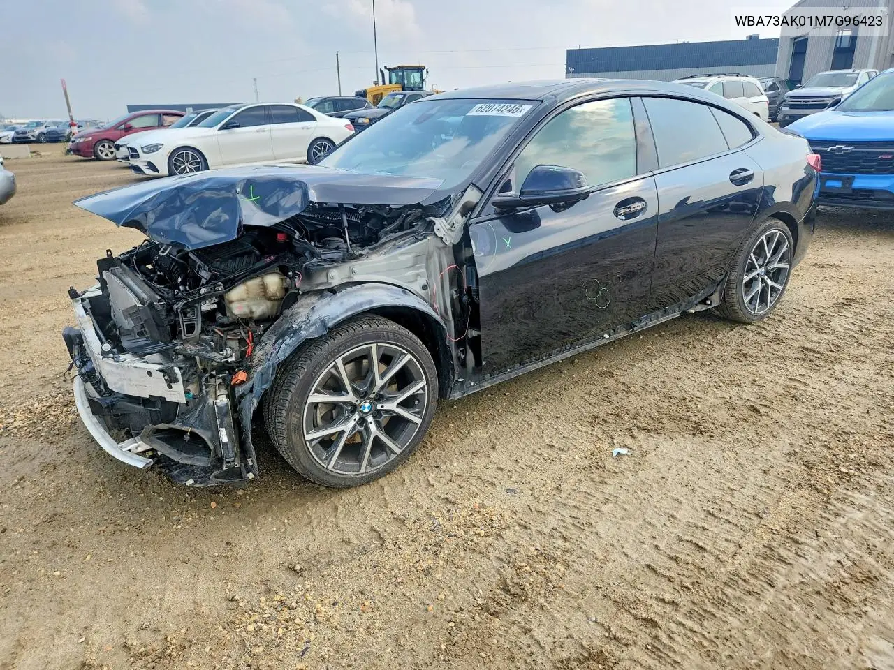 2021 BMW 228Xi VIN: WBA73AK01M7G96423 Lot: 62074246