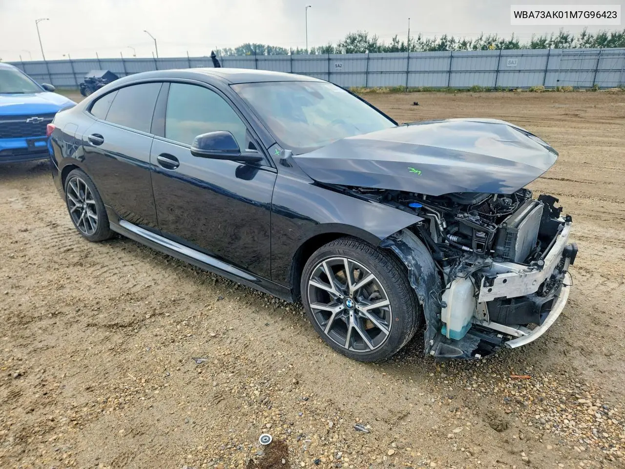 2021 BMW 228Xi VIN: WBA73AK01M7G96423 Lot: 62074246