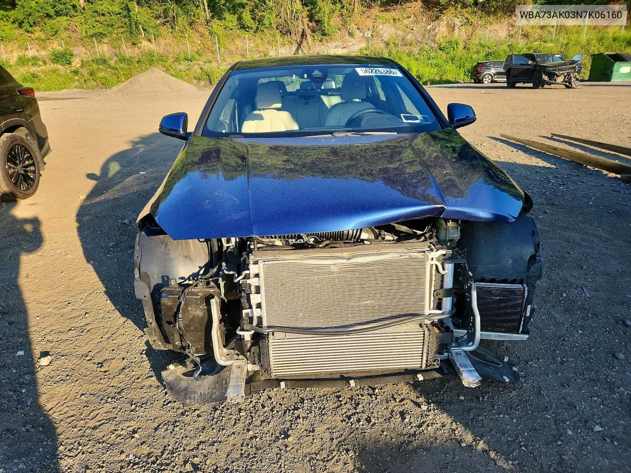 2022 BMW 228Xi VIN: WBA73AK03N7K06160 Lot: 56226386
