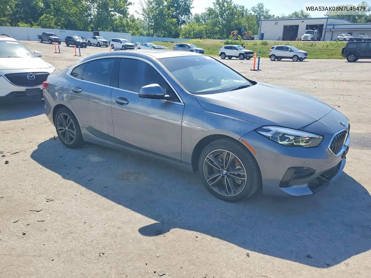 2022 BMW 228I VIN: WBA53AK08N7L45479 Lot: 57490296
