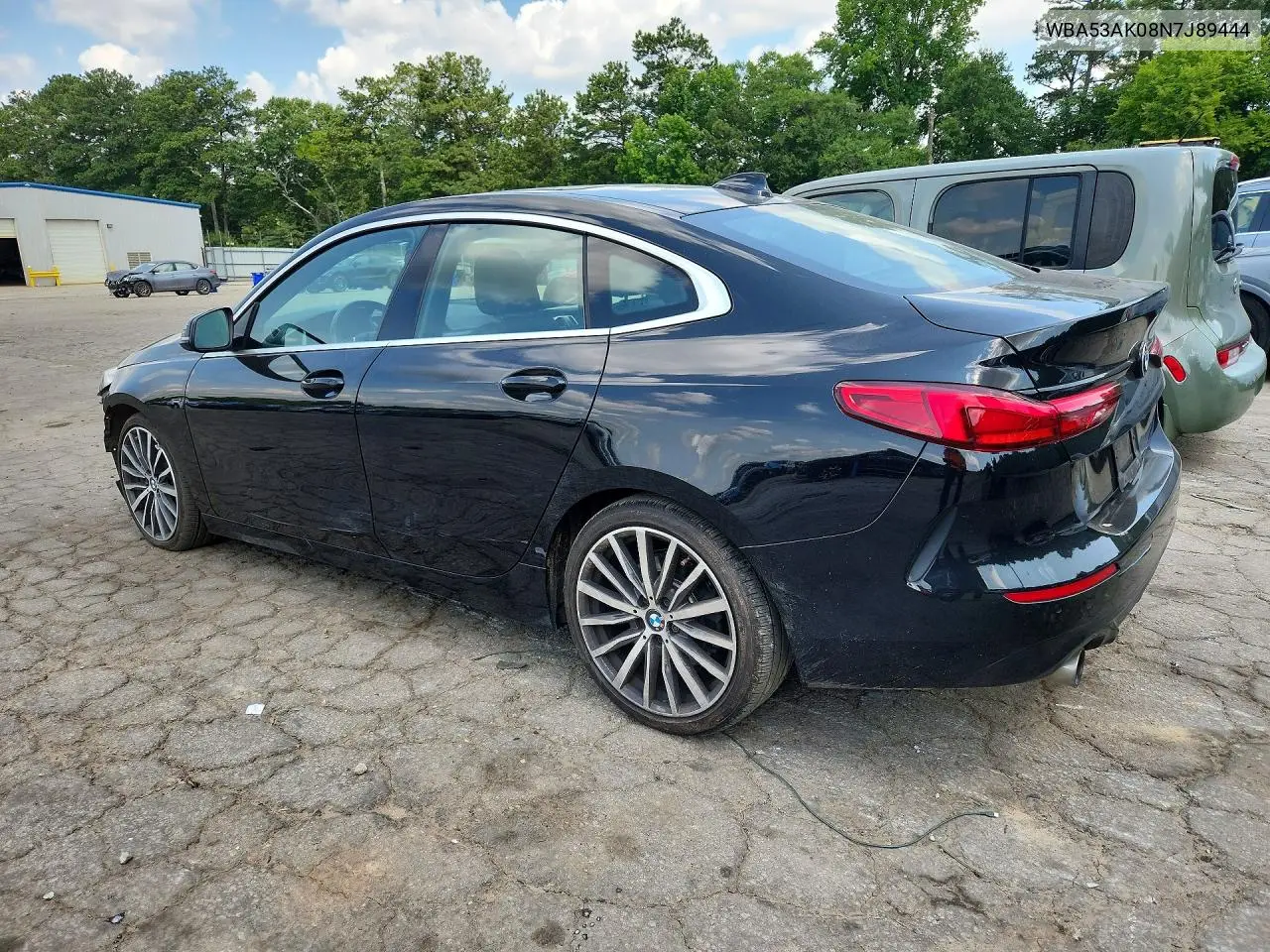 2022 BMW 228I VIN: WBA53AK08N7J89444 Lot: 58383106