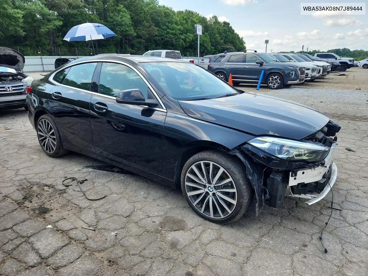 2022 BMW 228I VIN: WBA53AK08N7J89444 Lot: 58383106