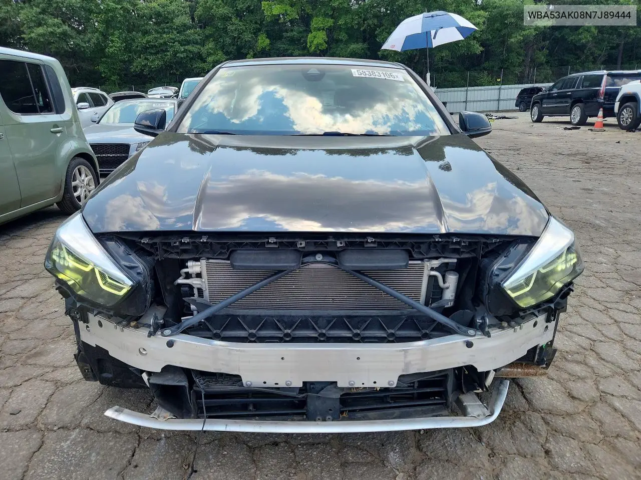 2022 BMW 228I VIN: WBA53AK08N7J89444 Lot: 58383106