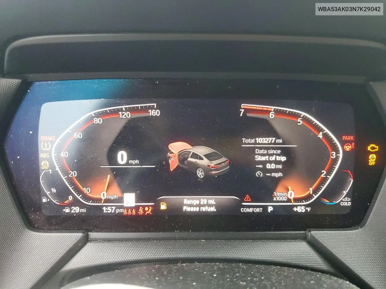 2022 BMW 228I VIN: WBA53AK03N7K29042 Lot: 58402006