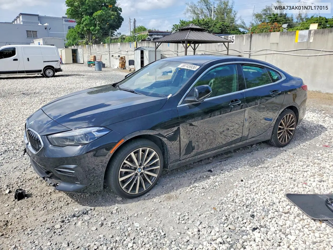 2022 BMW 228Xi VIN: WBA73AK01N7L17015 Lot: 58745936