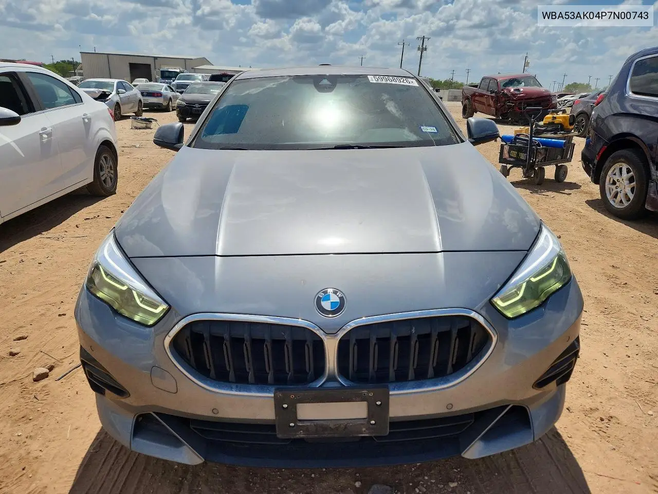 2023 BMW 228I VIN: WBA53AK04P7N00743 Lot: 59968926