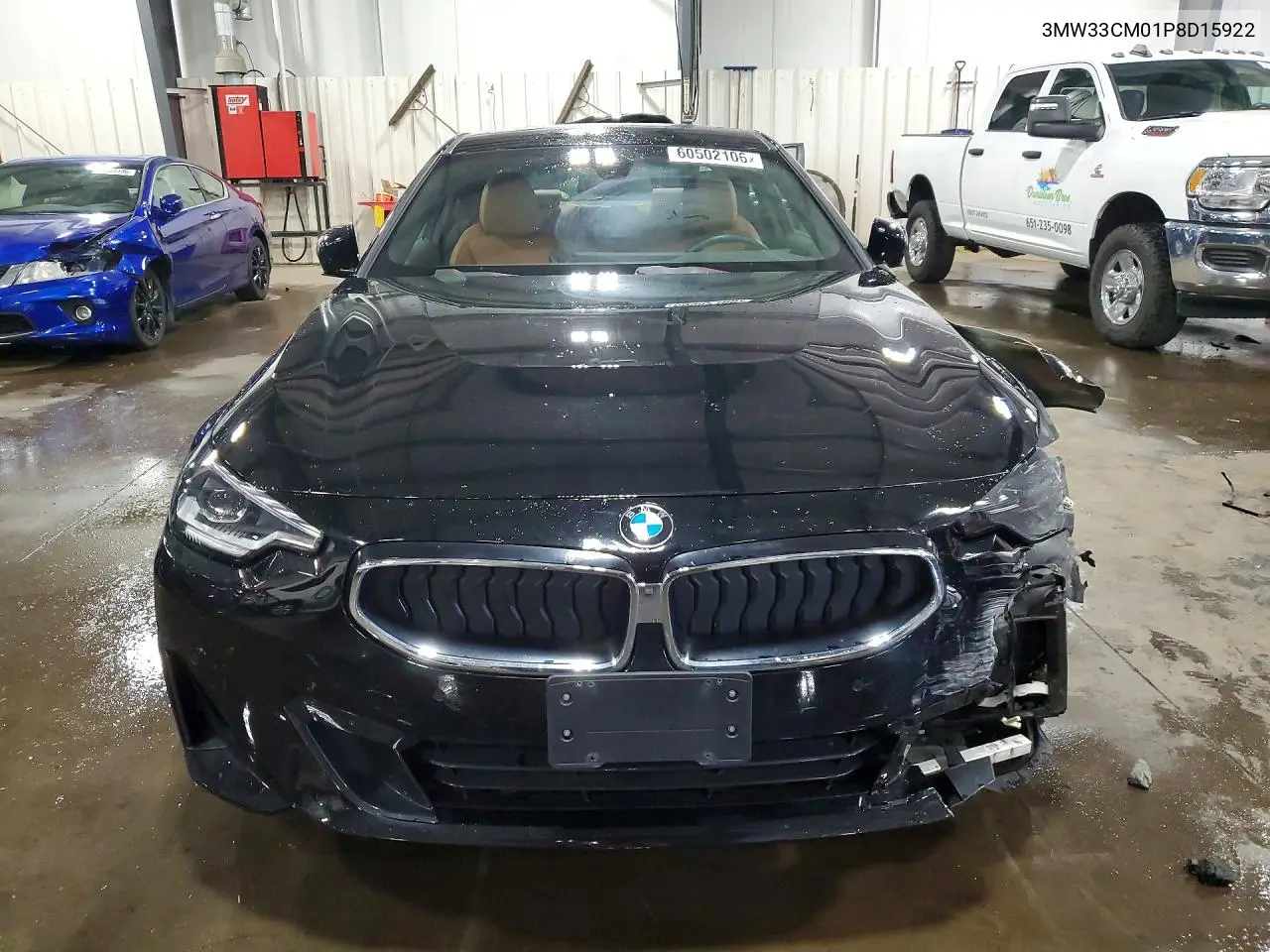 2023 BMW 230Xi VIN: 3MW33CM01P8D15922 Lot: 60502106
