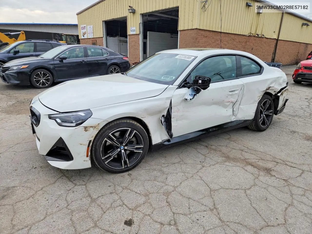 2024 BMW 230Xi VIN: 3MW33CM02R8E57182 Lot: 52235386