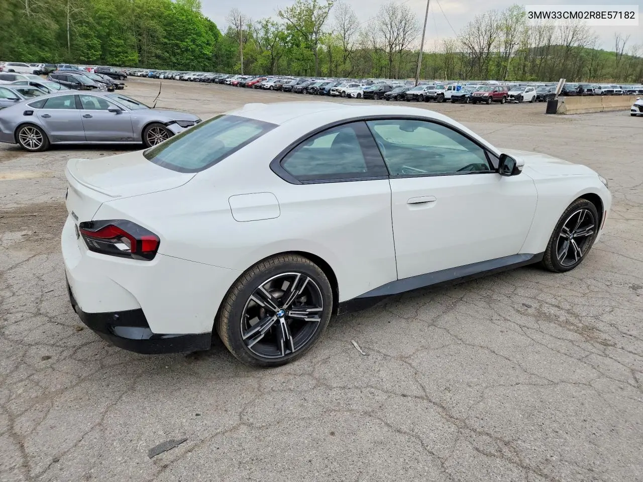 2024 BMW 230Xi VIN: 3MW33CM02R8E57182 Lot: 52235386