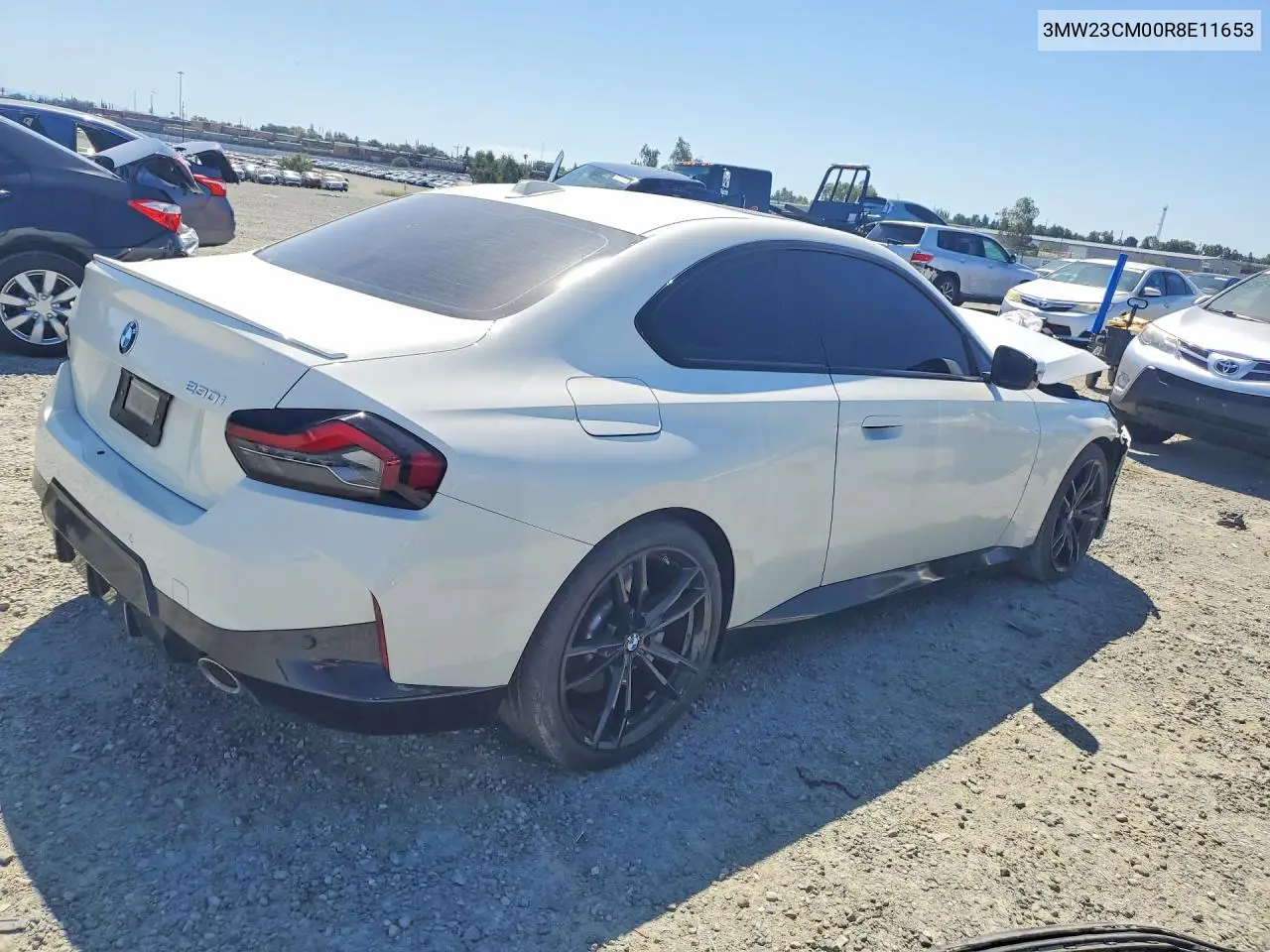 2024 BMW 230I VIN: 3MW23CM00R8E11653 Lot: 54367576