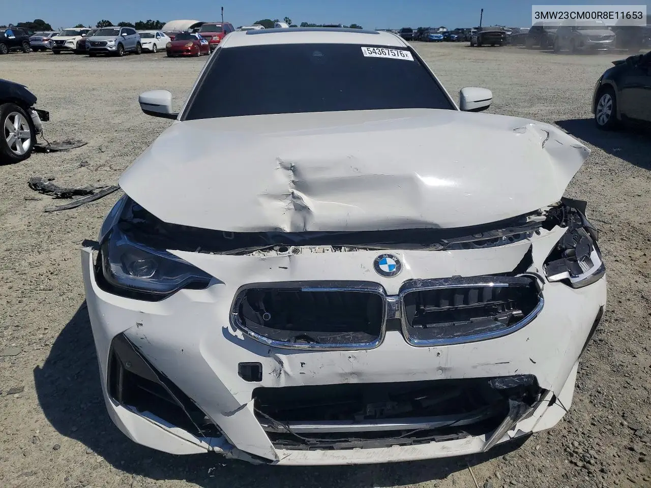 2024 BMW 230I VIN: 3MW23CM00R8E11653 Lot: 54367576