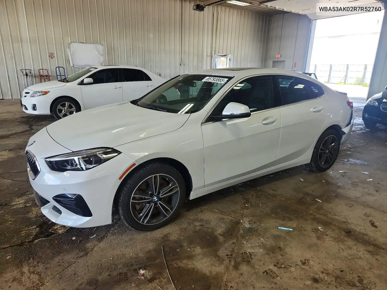 2024 BMW 228I VIN: WBA53AK02R7R52760 Lot: 85793865