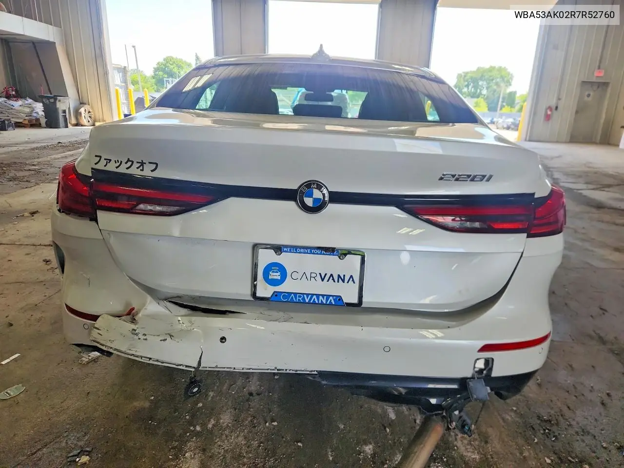 2024 BMW 228I VIN: WBA53AK02R7R52760 Lot: 85793865