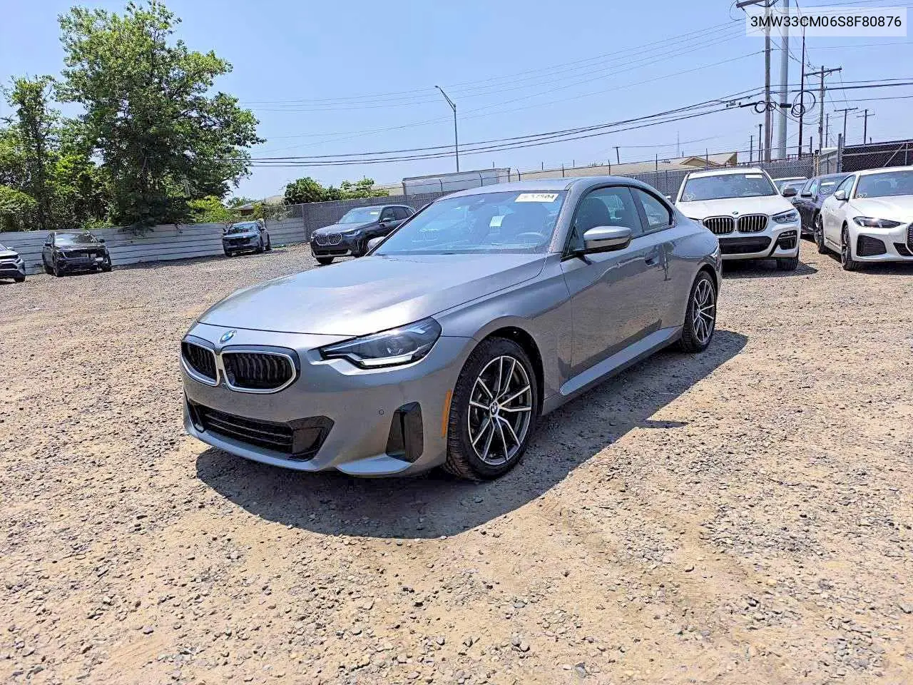 2025 BMW 230Xi VIN: 3MW33CM06S8F80876 Lot: 54855786