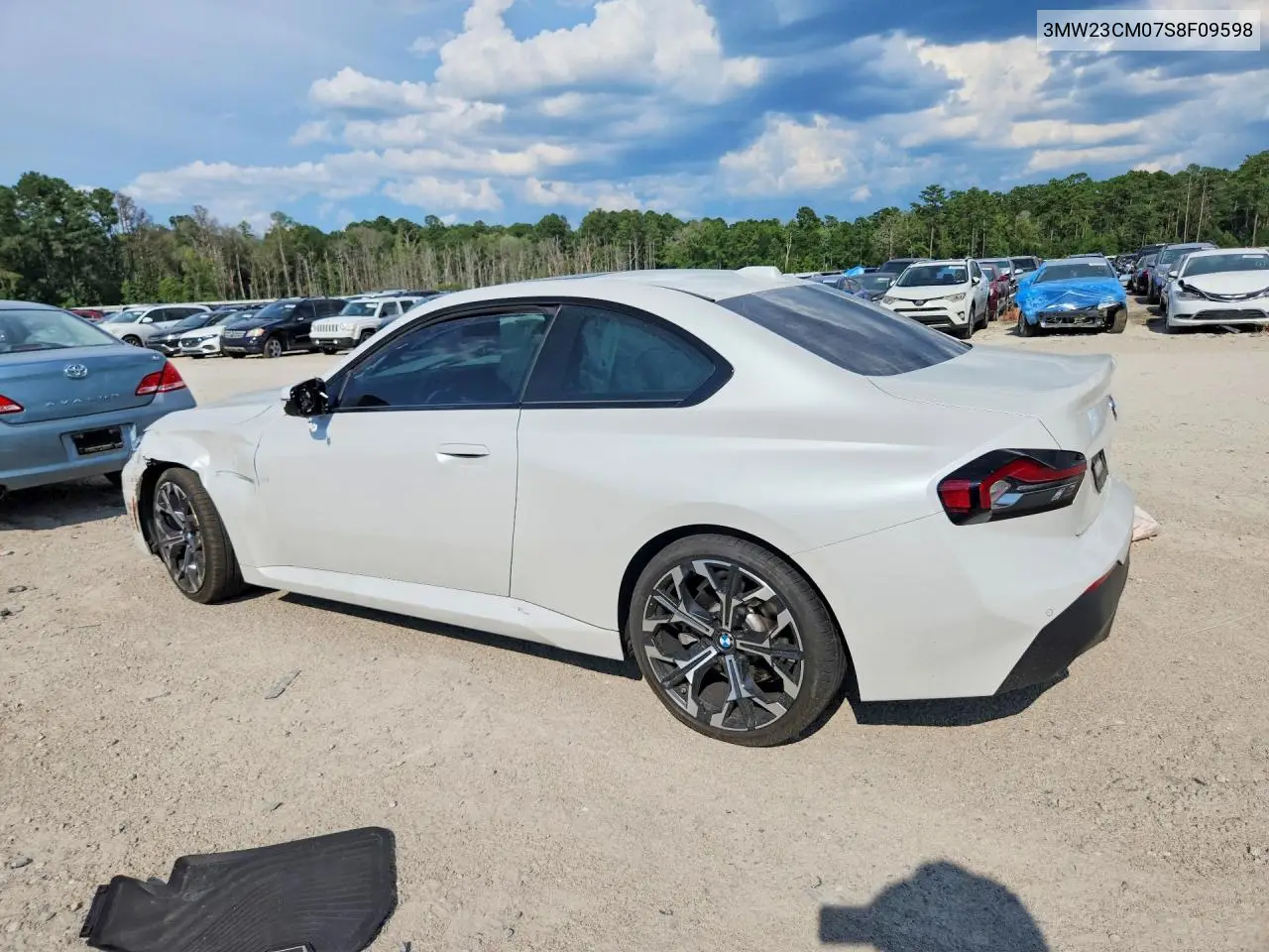 2025 BMW 230I VIN: 3MW23CM07S8F09598 Lot: 60277496