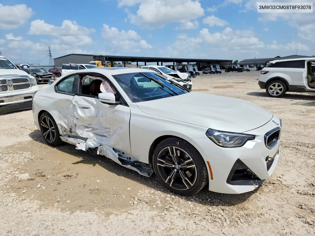2026 BMW 230Xi VIN: 3MW33CM08T8F93078 Lot: 58601036