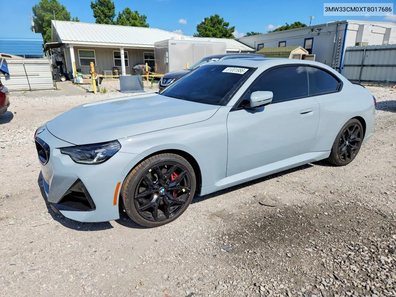 2026 BMW 230Xi VIN: 3MW33CM0XT8G17686 Lot: 61001986