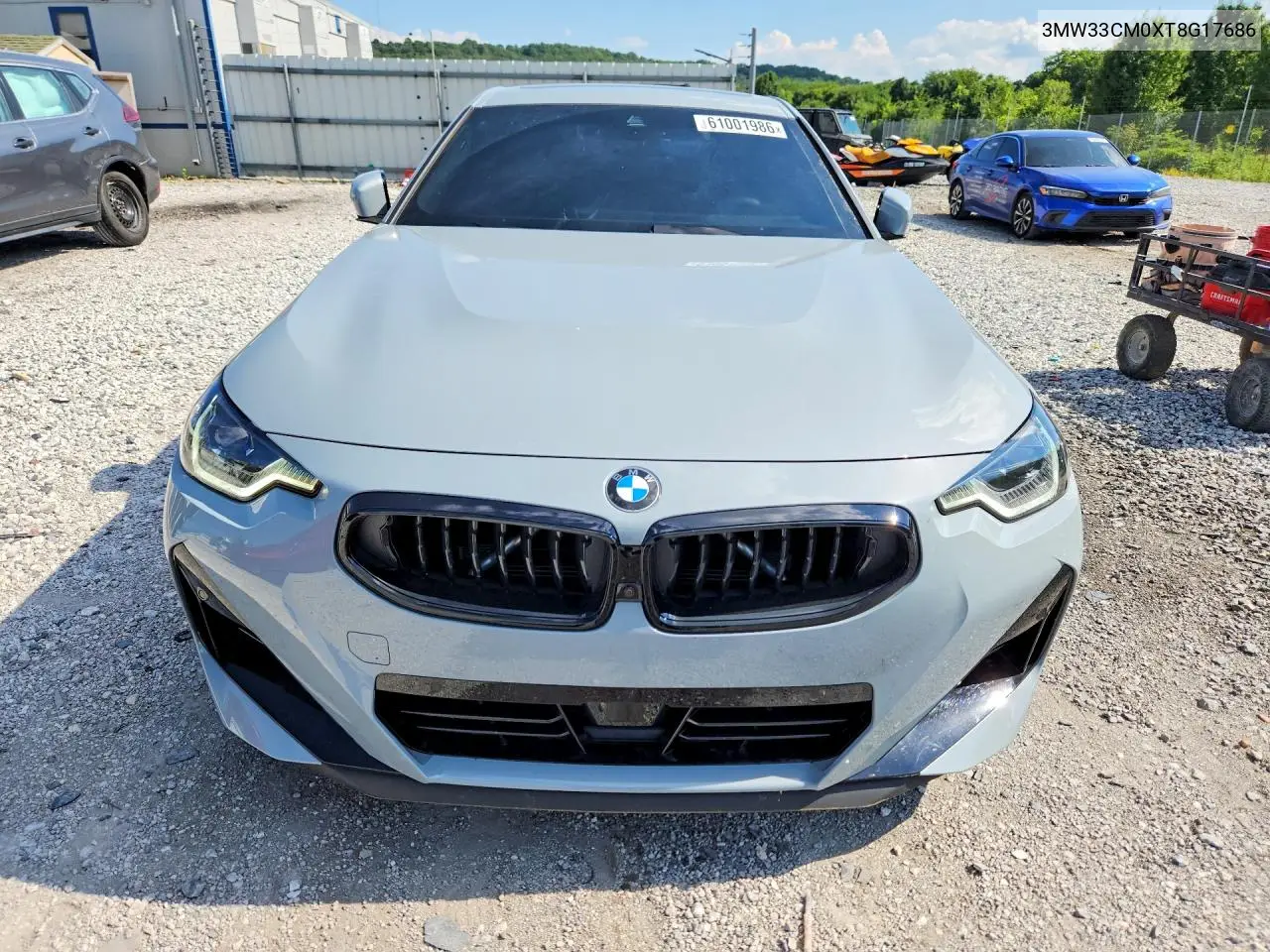 2026 BMW 230Xi VIN: 3MW33CM0XT8G17686 Lot: 61001986
