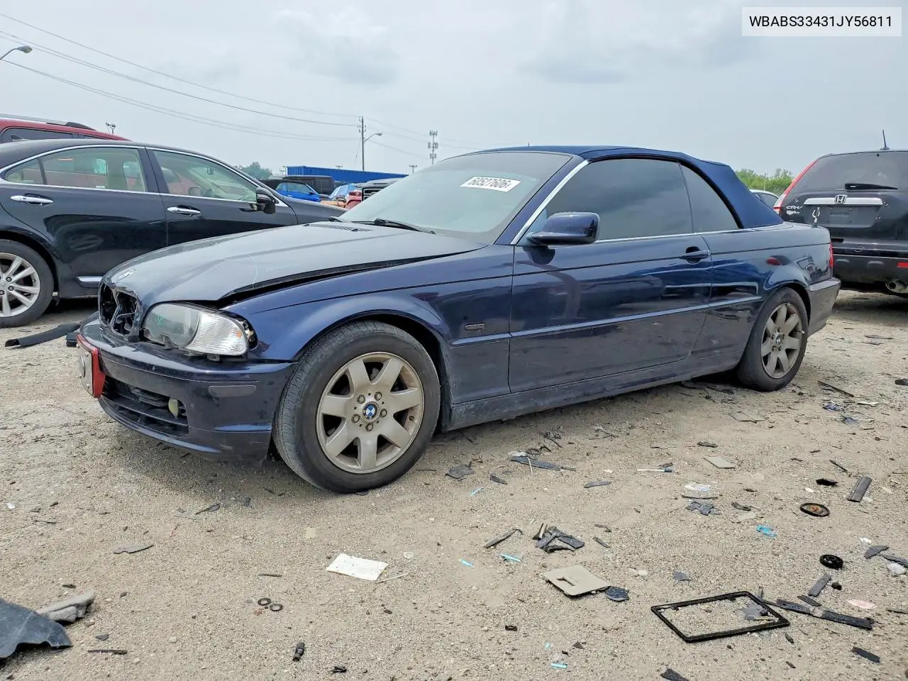 2001 BMW 325 Ci VIN: WBABS33431JY56811 Lot: 60527606