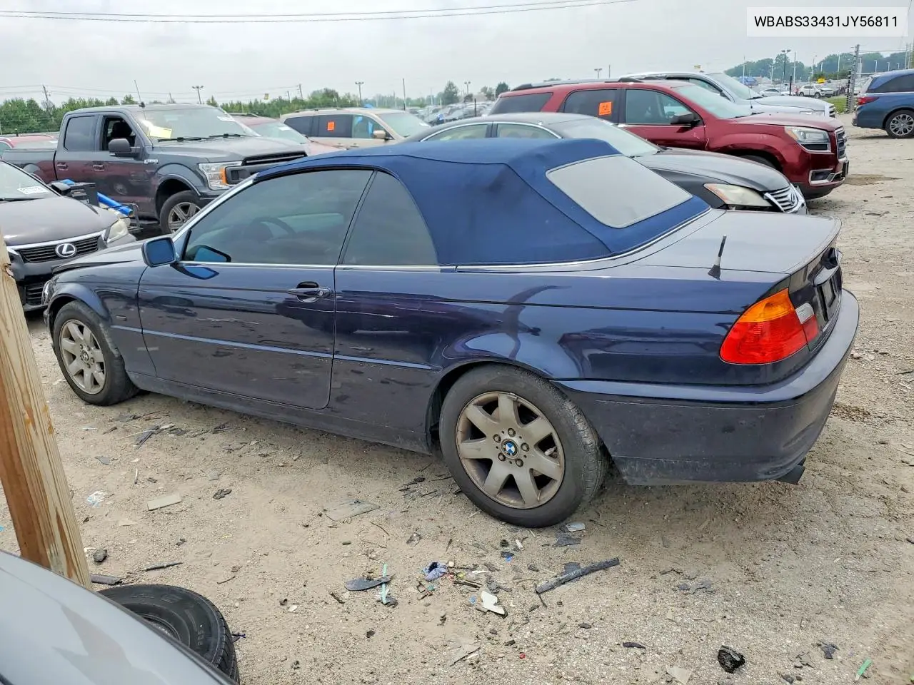 2001 BMW 325 Ci VIN: WBABS33431JY56811 Lot: 60527606
