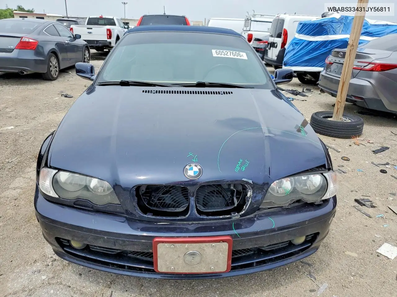 2001 BMW 325 Ci VIN: WBABS33431JY56811 Lot: 60527606