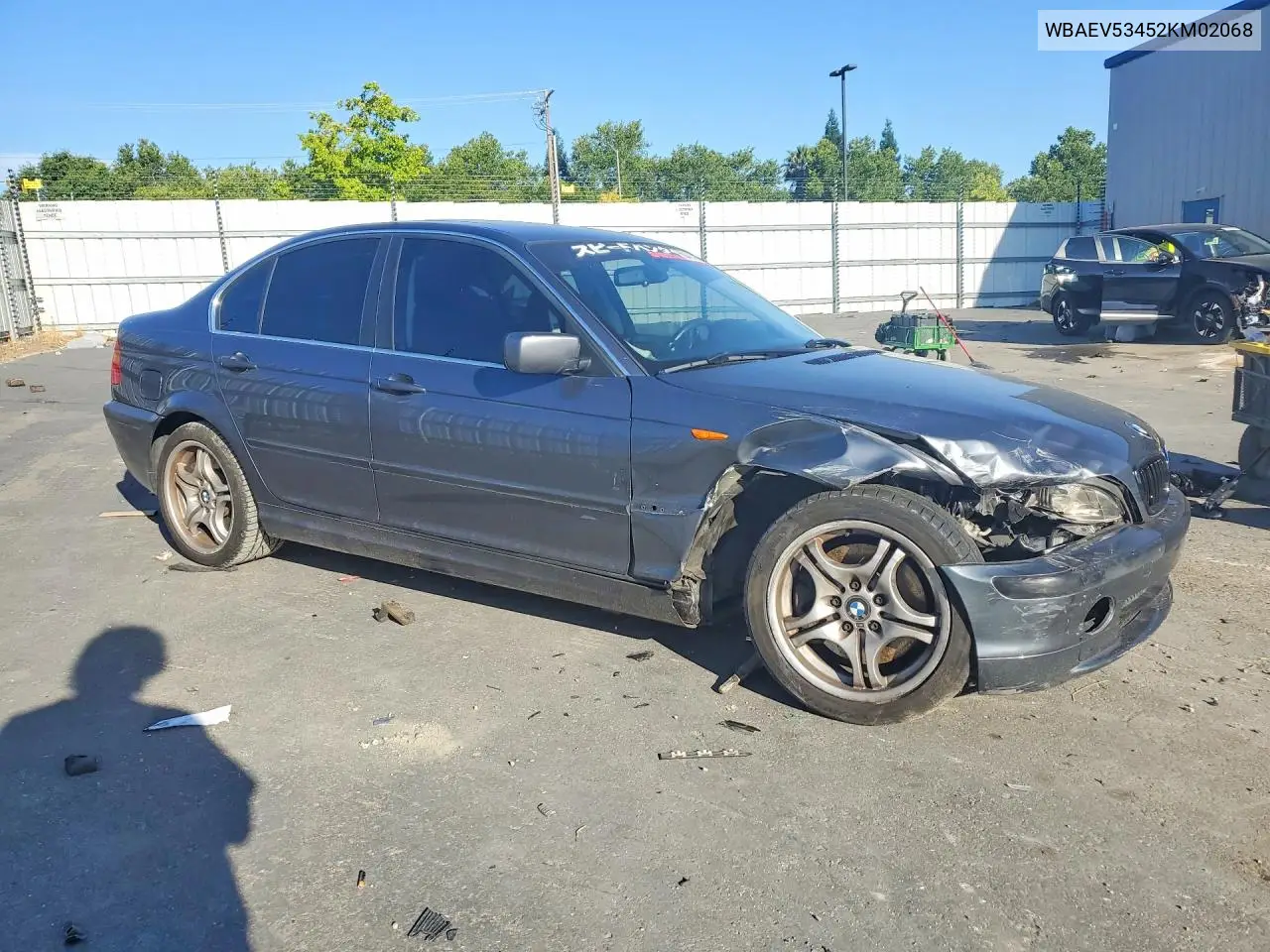 2002 BMW 330 I VIN: WBAEV53452KM02068 Lot: 56431436