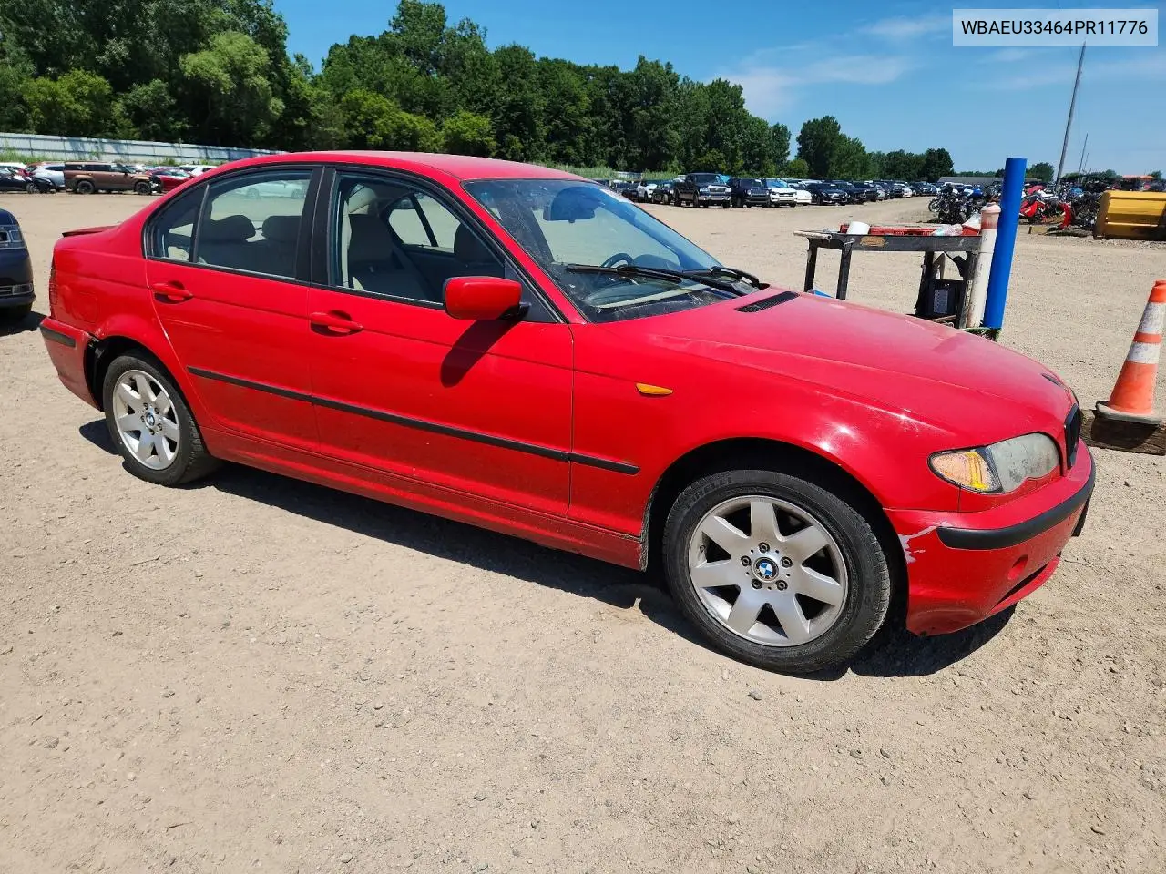 2004 BMW 325 Xi VIN: WBAEU33464PR11776 Lot: 59699396