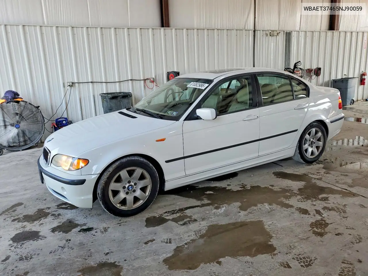 2005 BMW 325 I VIN: WBAET37465NJ90059 Lot: 61082986