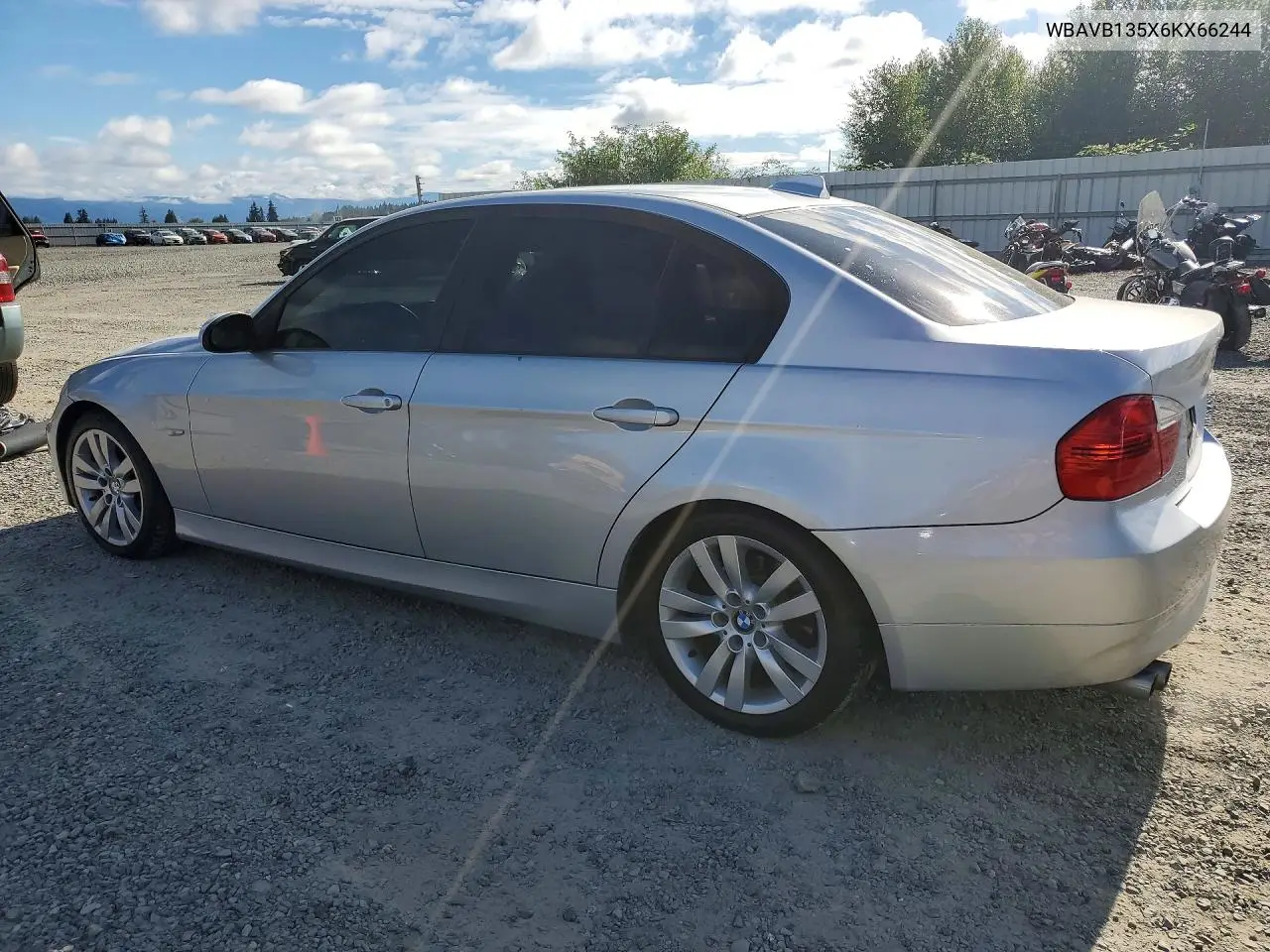 2006 BMW 325 I VIN: WBAVB135X6KX66244 Lot: 60647986