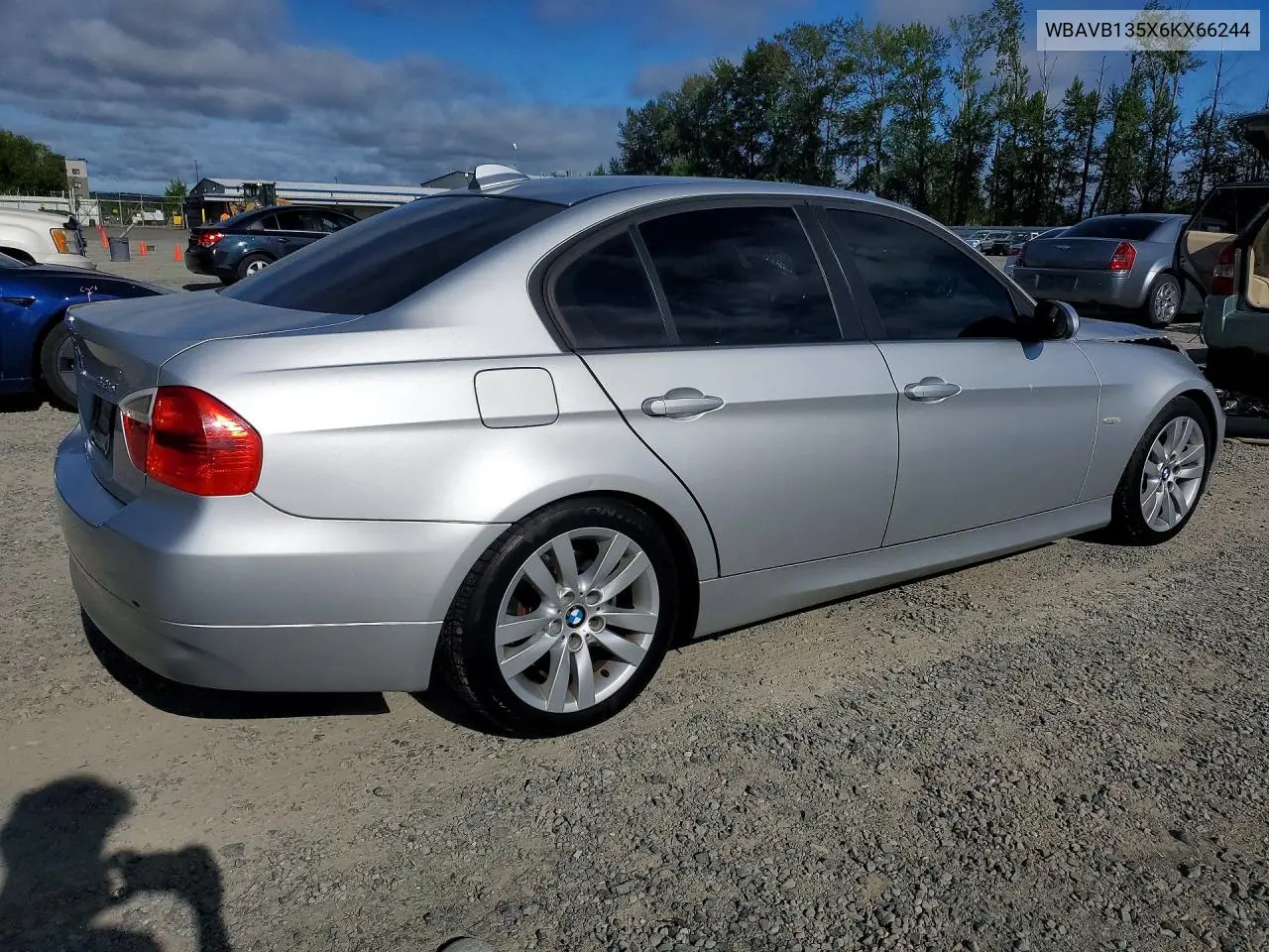 2006 BMW 325 I VIN: WBAVB135X6KX66244 Lot: 60647986