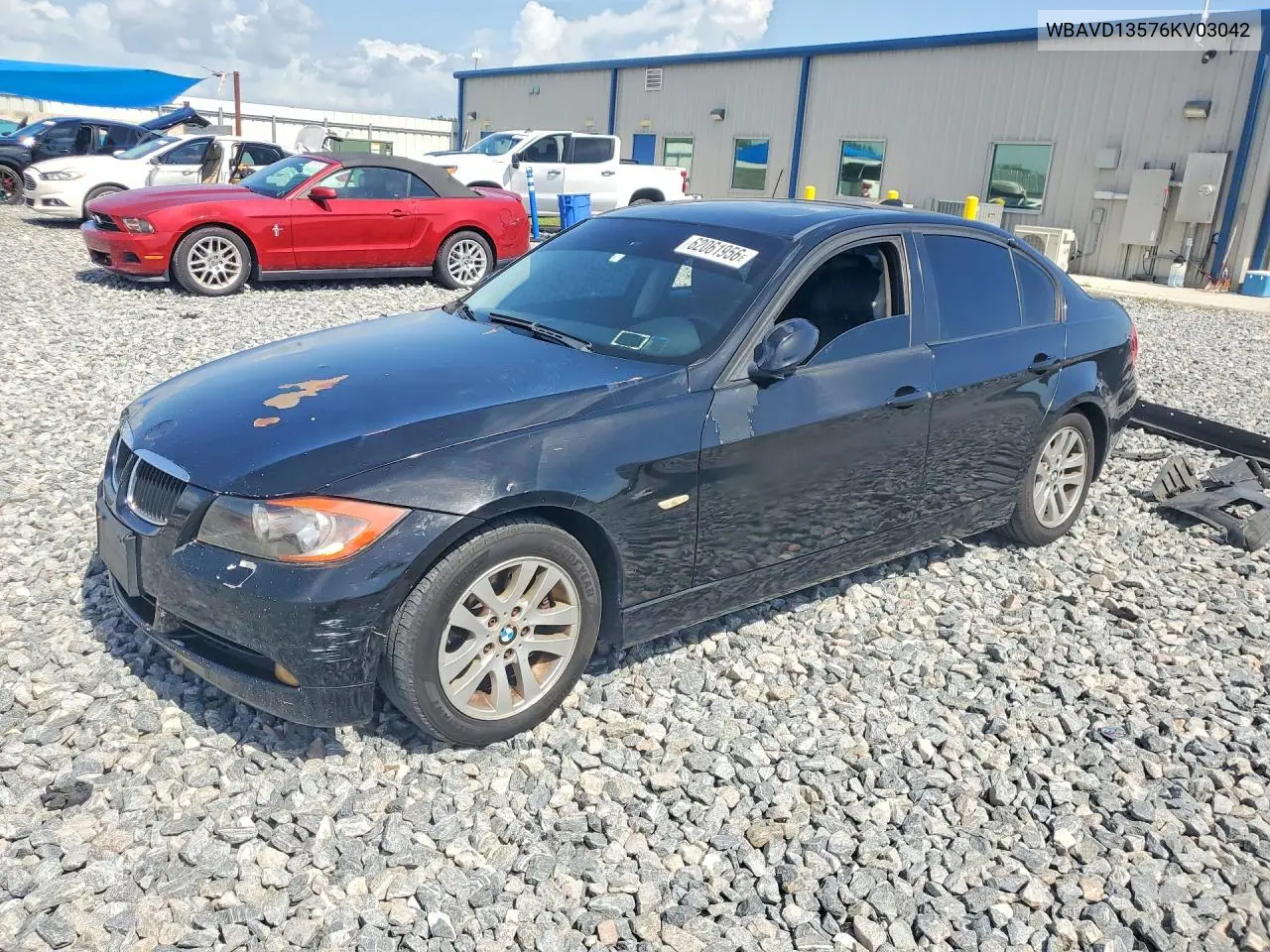 2006 BMW 325 Xi VIN: WBAVD13576KV03042 Lot: 62061956