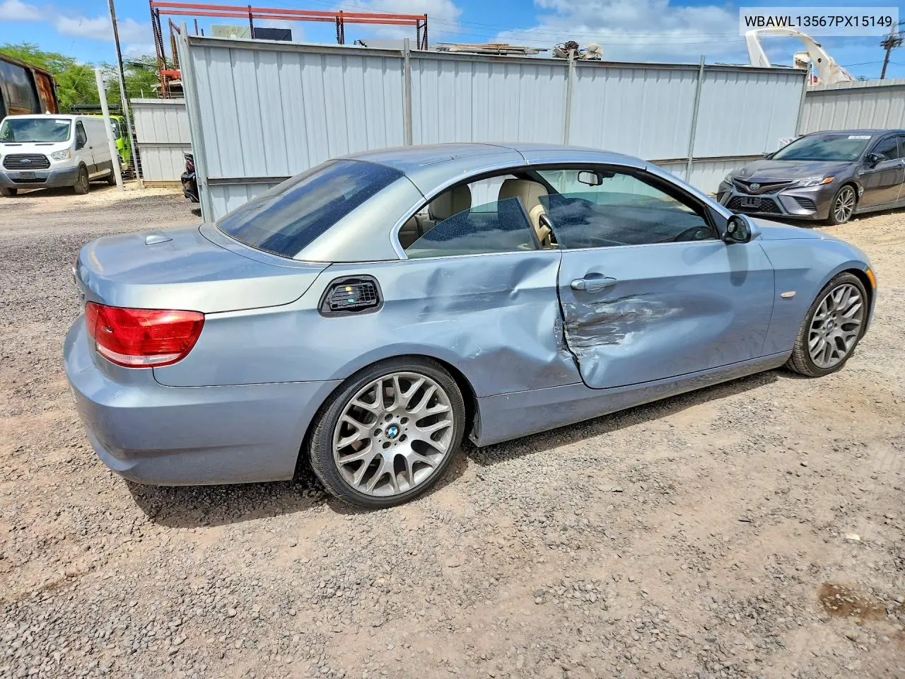 2007 BMW 328 I VIN: WBAWL13567PX15149 Lot: 58839816