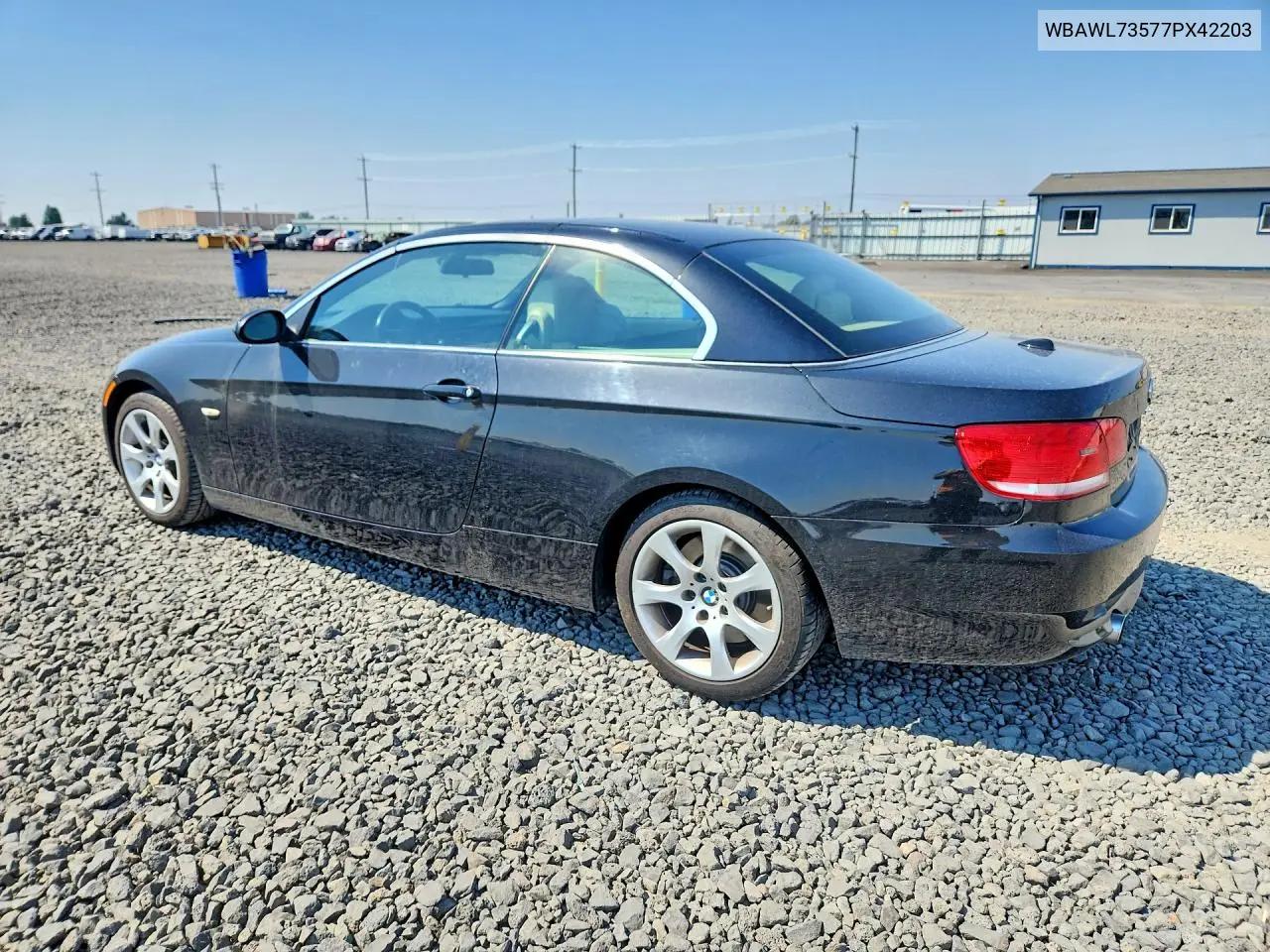 2007 BMW 335 I VIN: WBAWL73577PX42203 Lot: 61800036
