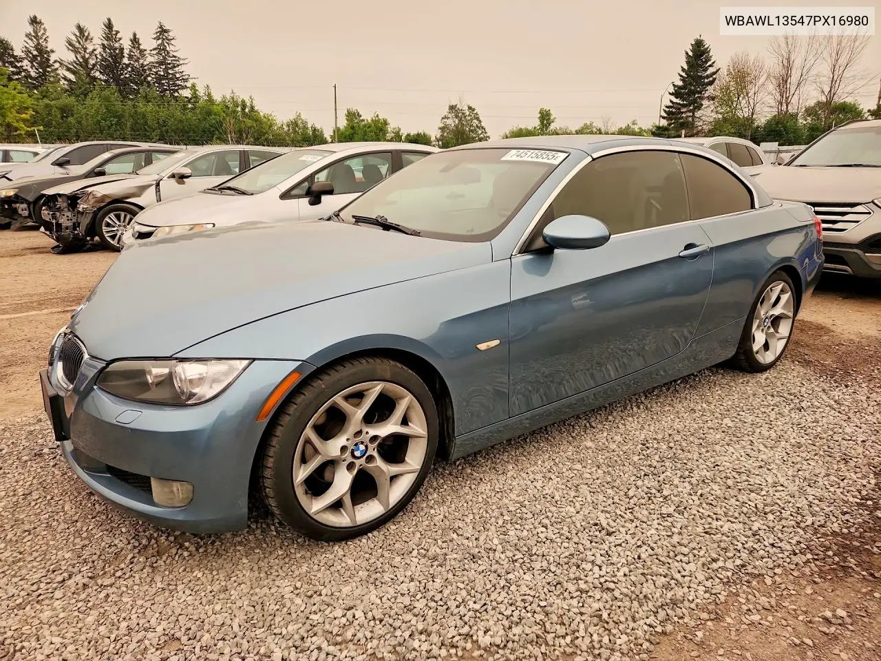2007 BMW 328I VIN: WBAWL13547PX16980 Lot: 74515855