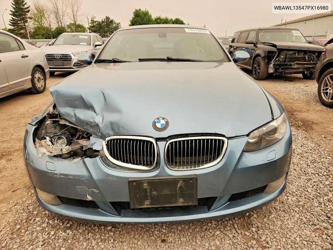 2007 BMW 328I VIN: WBAWL13547PX16980 Lot: 74515855