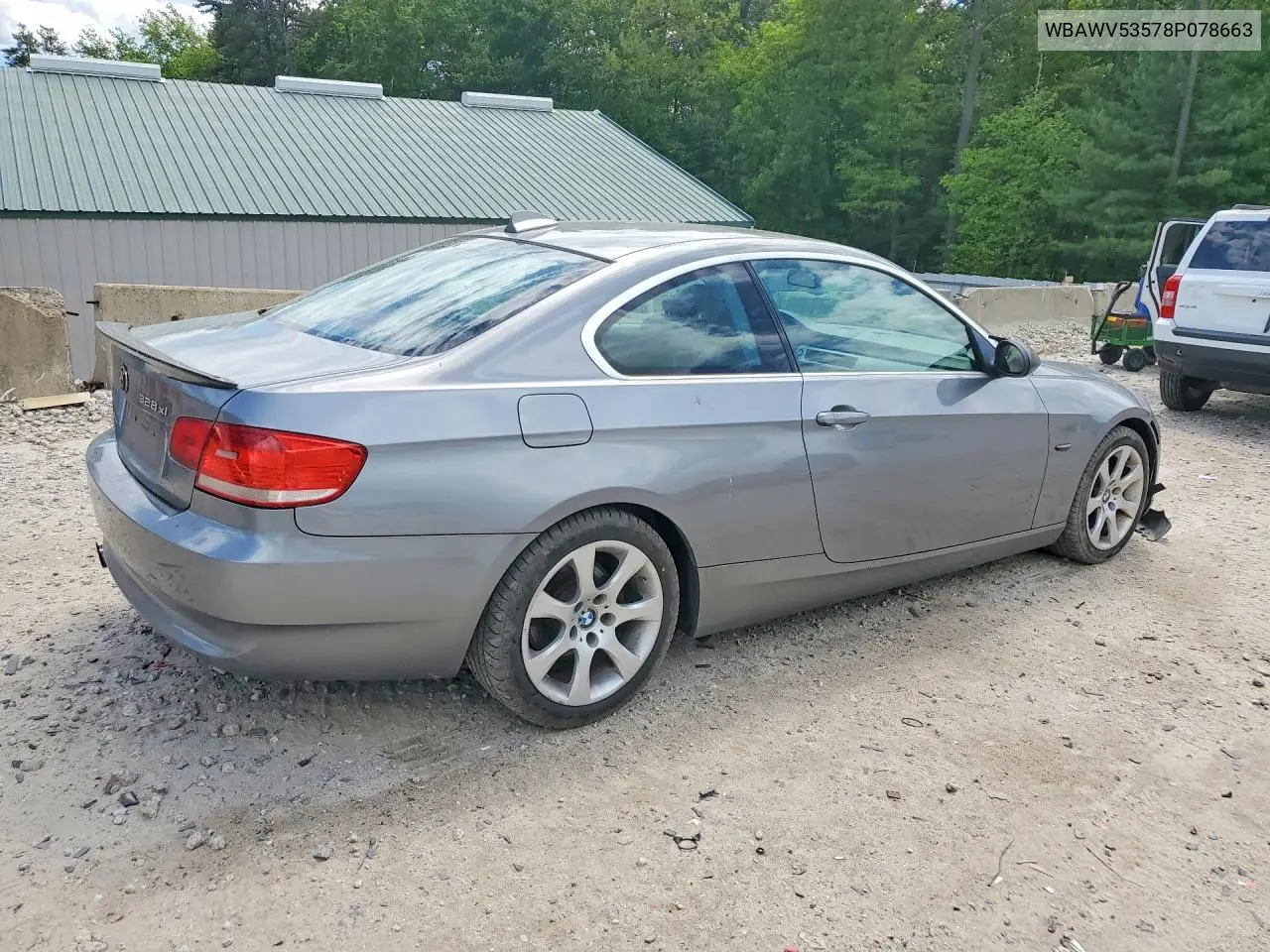 2008 BMW 328 Xi Sulev VIN: WBAWV53578P078663 Lot: 55270276