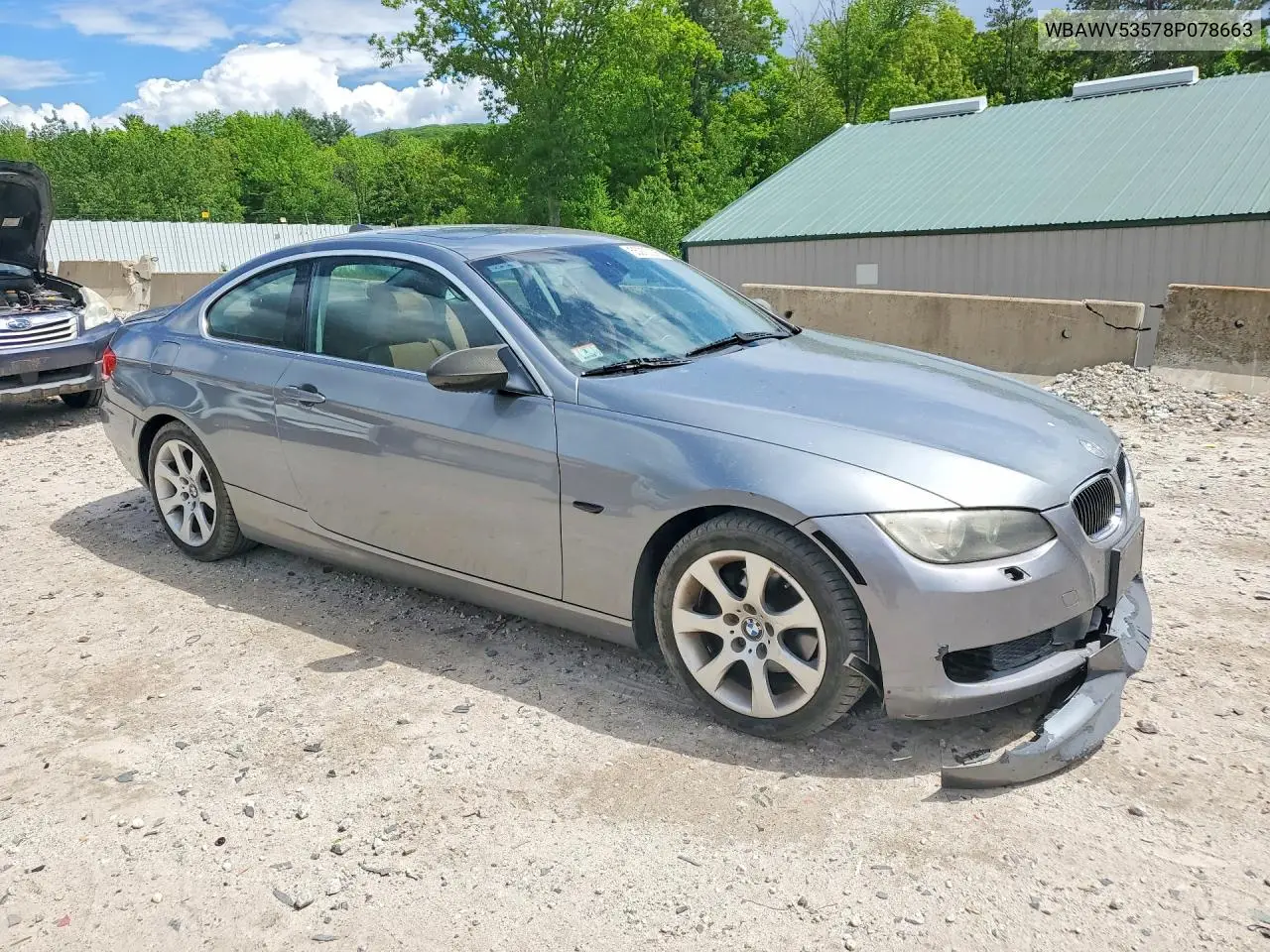 2008 BMW 328 Xi Sulev VIN: WBAWV53578P078663 Lot: 55270276