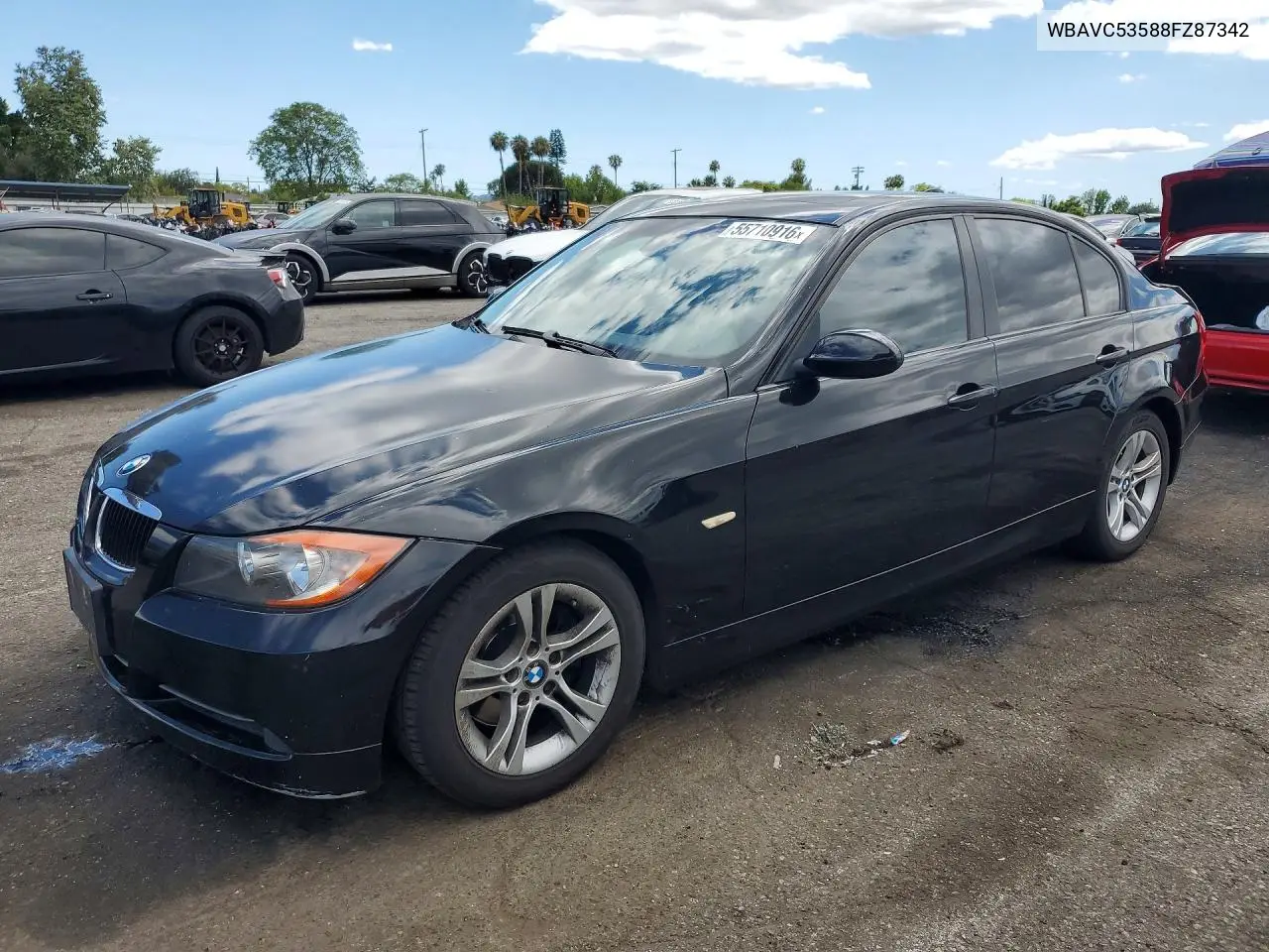 2008 BMW 328 I Sulev VIN: WBAVC53588FZ87342 Lot: 55710916
