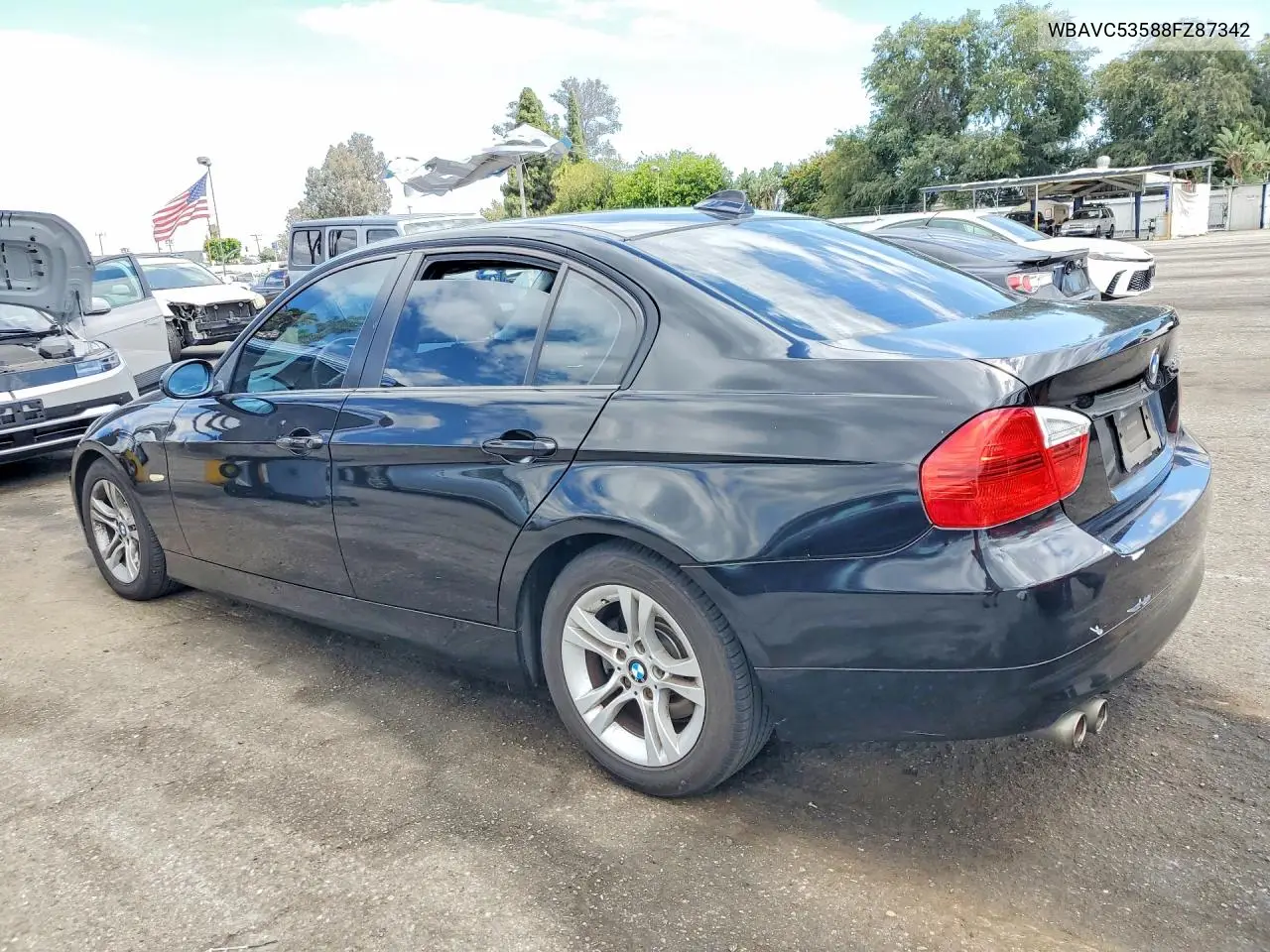 2008 BMW 328 I Sulev VIN: WBAVC53588FZ87342 Lot: 55710916