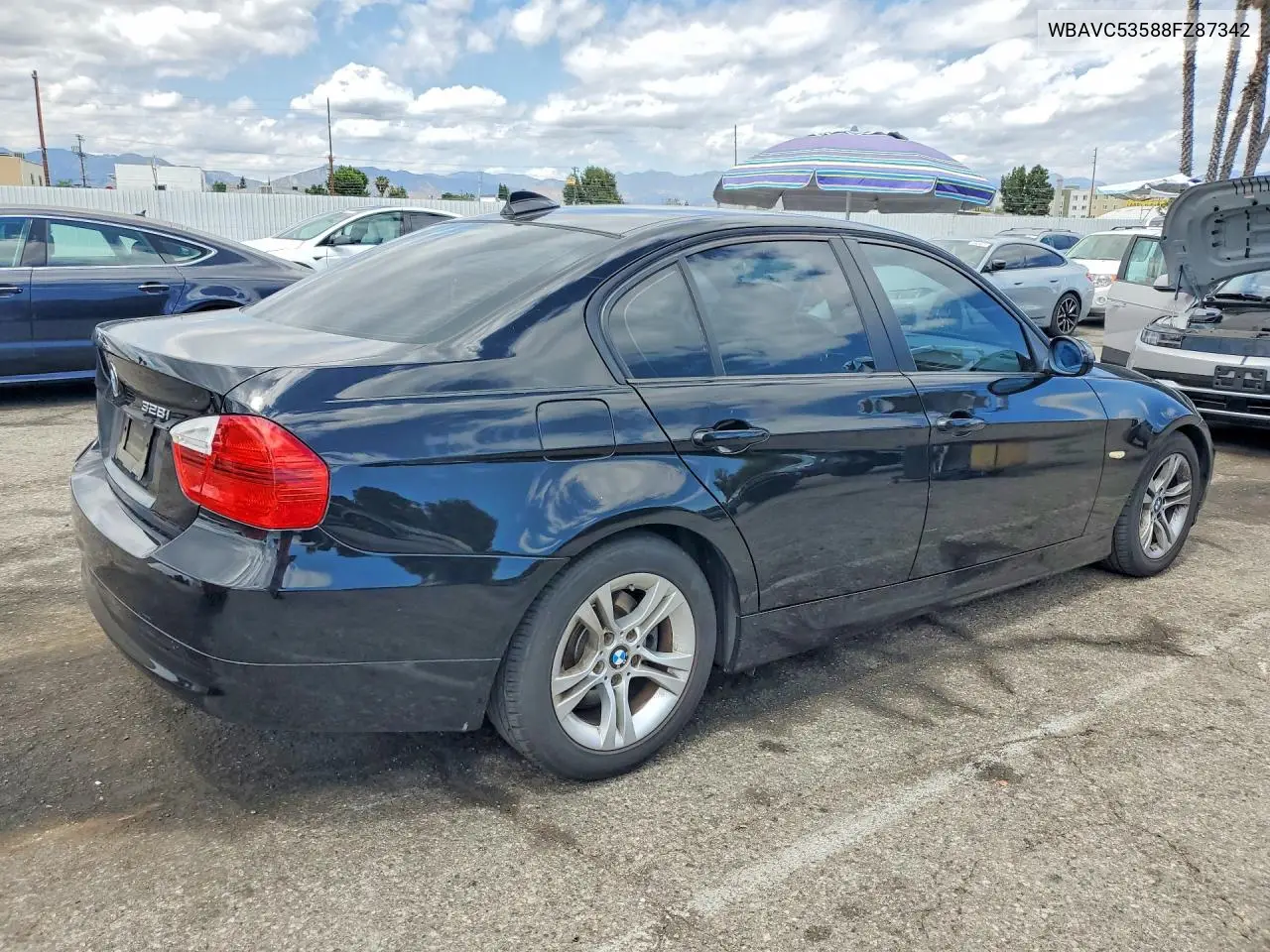 2008 BMW 328 I Sulev VIN: WBAVC53588FZ87342 Lot: 55710916