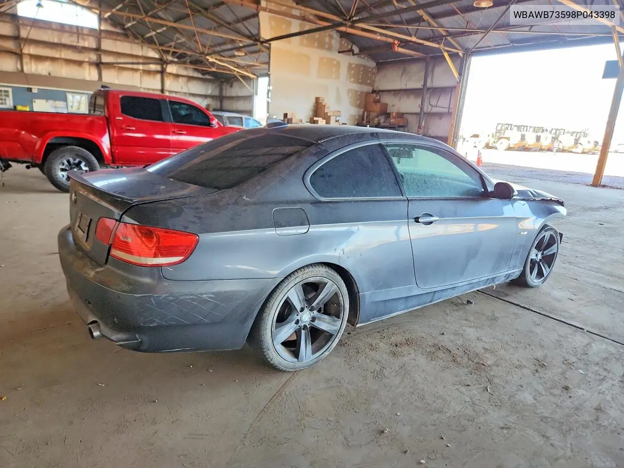 2008 BMW 335 I VIN: WBAWB73598P043398 Lot: 55808006