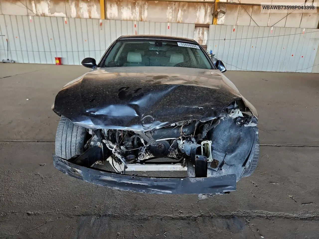2008 BMW 335 I VIN: WBAWB73598P043398 Lot: 55808006