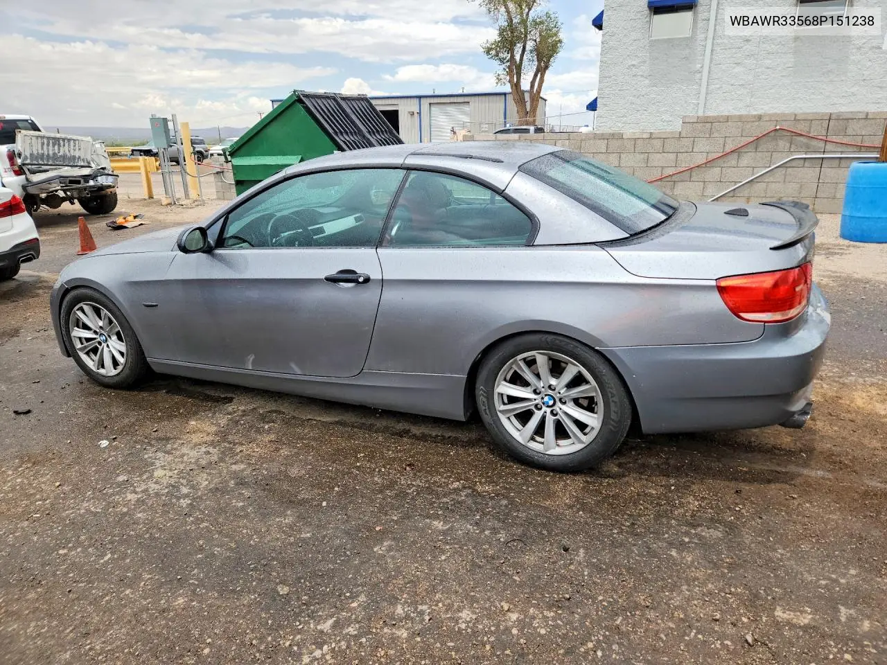 2008 BMW 328 I Sulev VIN: WBAWR33568P151238 Lot: 61599776