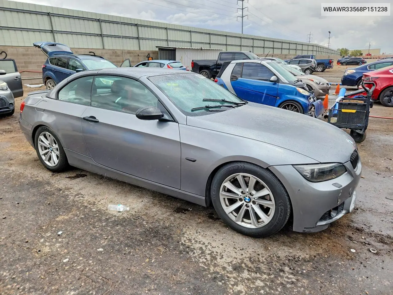 2008 BMW 328 I Sulev VIN: WBAWR33568P151238 Lot: 61599776